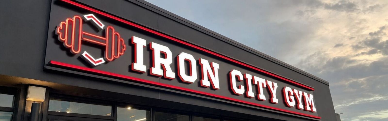 Gym & Fitness Center Signage