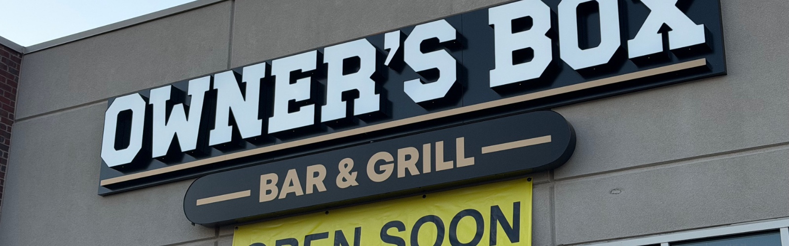 Channel Letters for Owner's Box Bar & Grill in Long Beach, CA